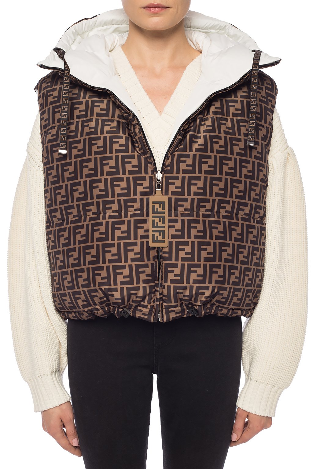 Fendi down hot sale jacket womens